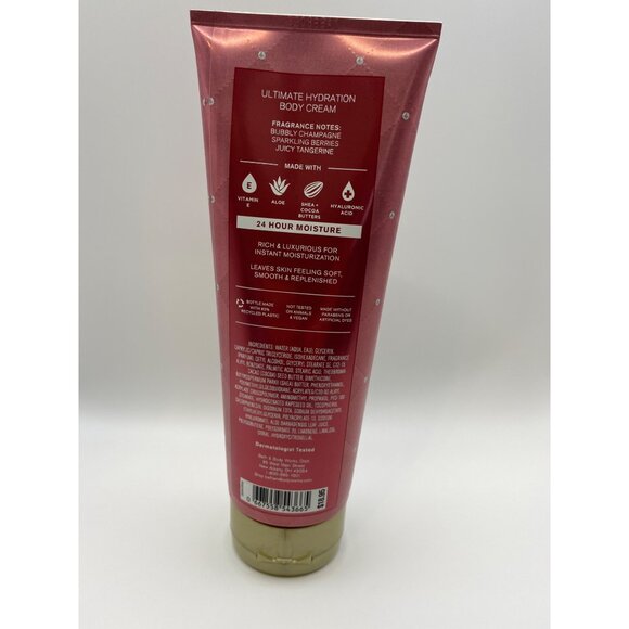 Bath & Body Works Champagne Toast Ultimate Hydration Body Cream 8 Oz With Shea B - Picture 4 of 7